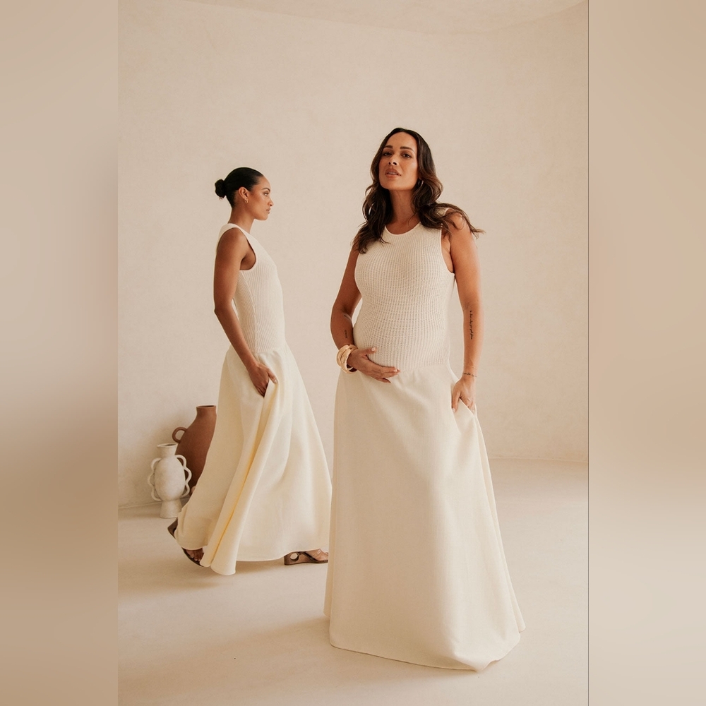 Sabo Skirt Cream Maxi Dress - Picture 5 of 12